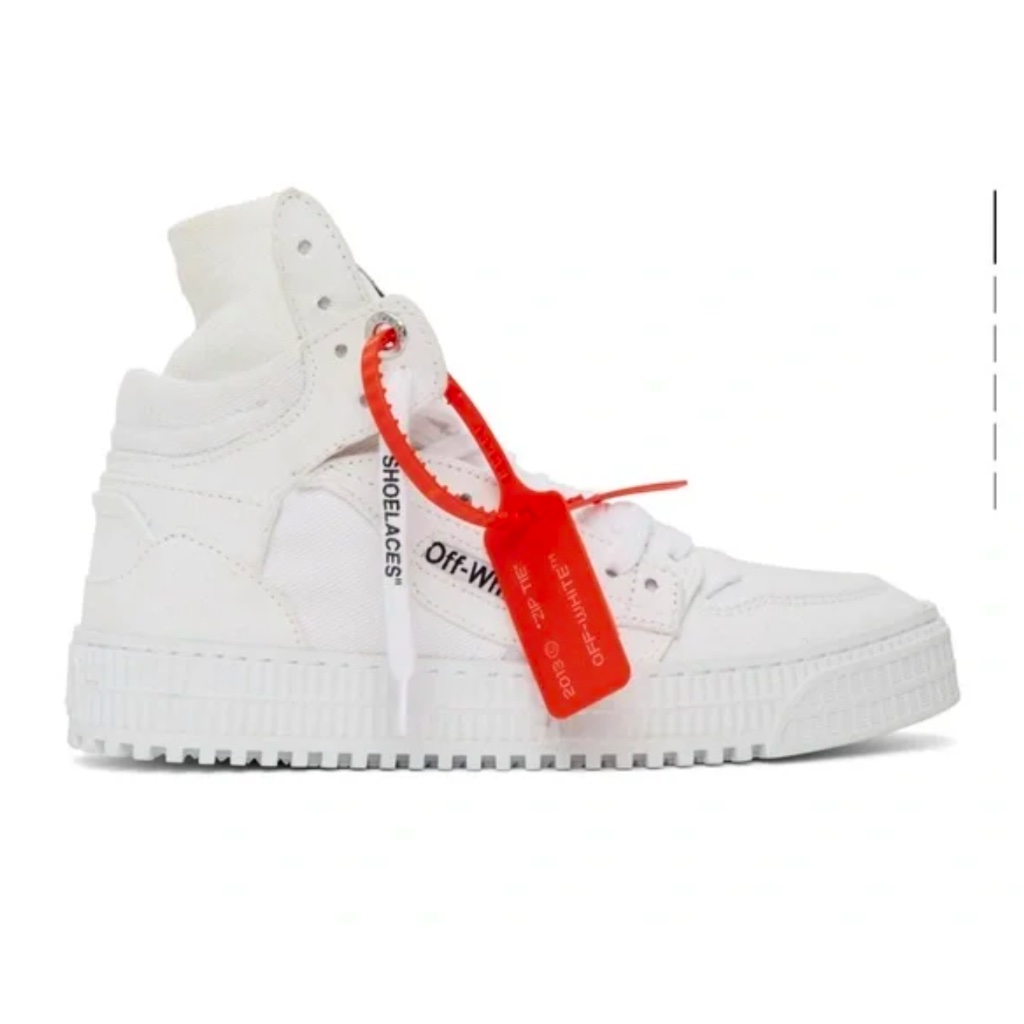Off White Canvas Sneakers
